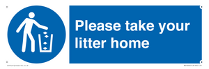 Please take your litter home